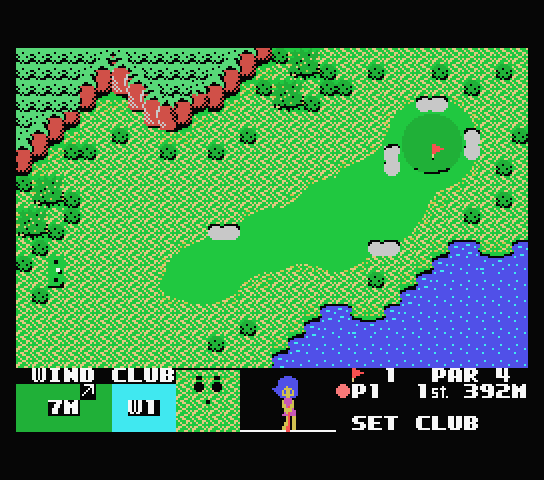 Queen's Golf screenshot 2 for MSX